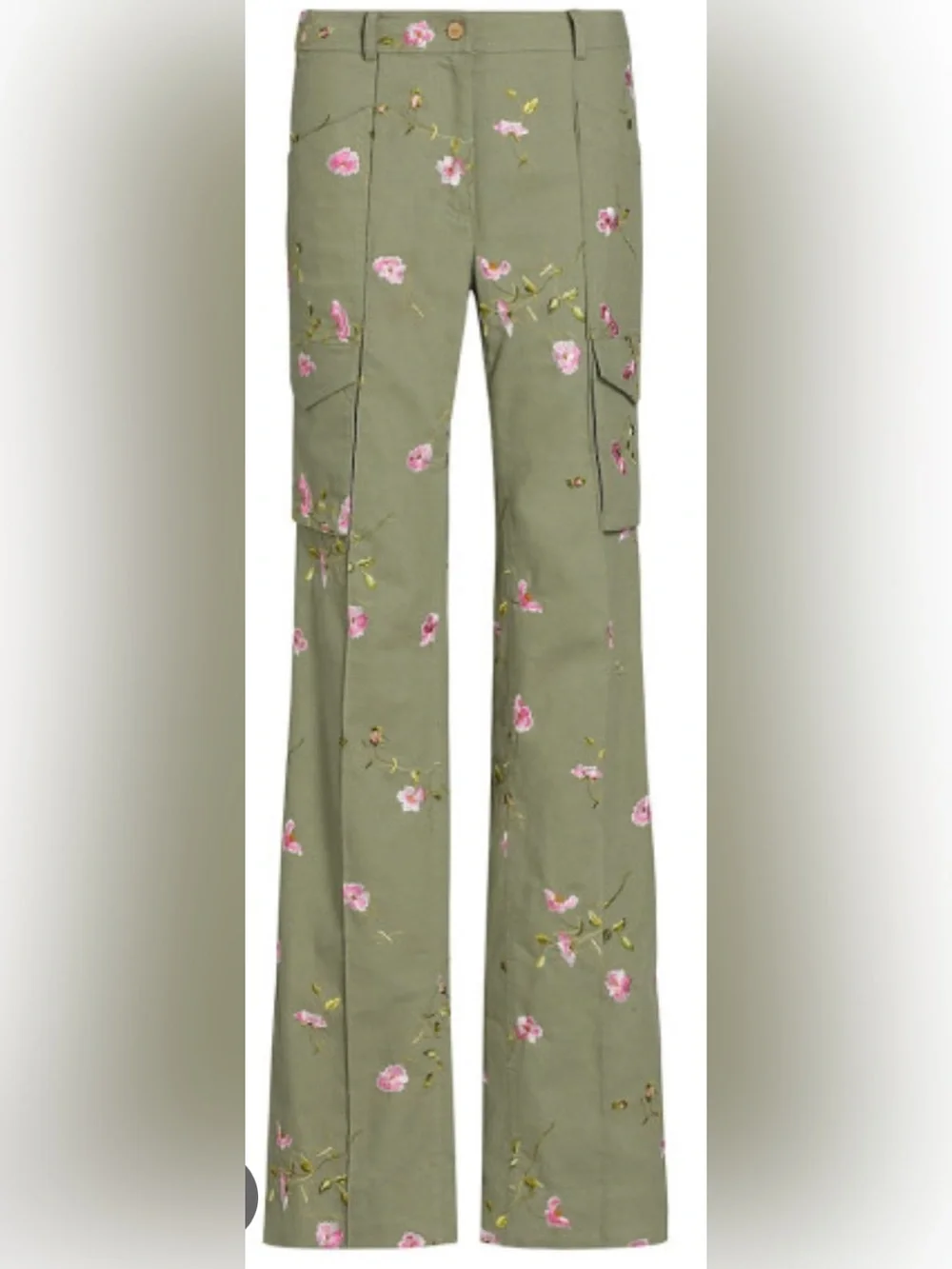 LoveShackFancy embroidered Dolisa military jacket and Ainsworth pant floral SET - Picture 10 of 10
